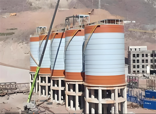 港口高架钢板仓