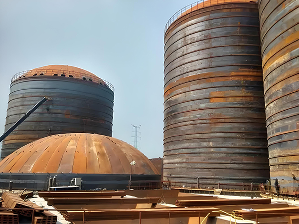 港口焦粉钢板仓